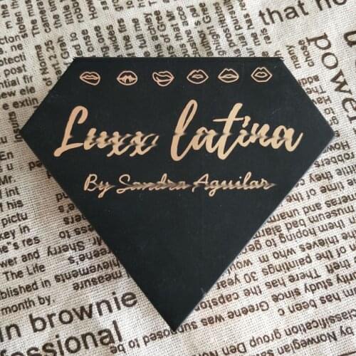 100pcs customize diamond shape box with 3D mink lashes 6D/5D 25mm mink lashes with your own logo eyelash box with free UPS/DHL