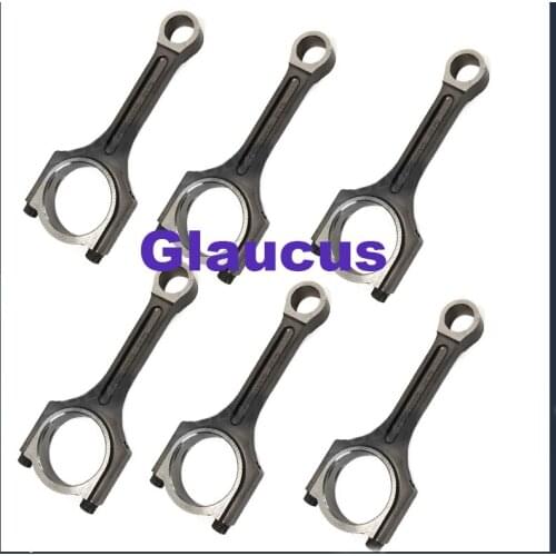 6 pcs G6BA G6BAG G6BAY Engine connecting rod for Hyundai Sonata/Trajet/Santa fe/Coupe / KIA Magentis V6 2.7L 01- 23510-37104