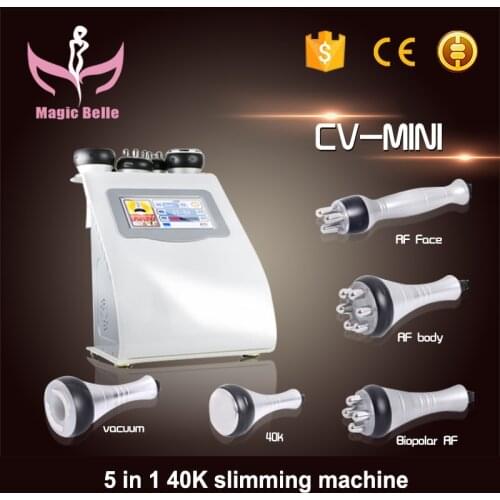 Factory Price 5 In 1 40K Ultrasonic Cavitation Vacuum RF Fat Reduction Weight Loss Slim Machine Facde Lift Skin Care Equipment