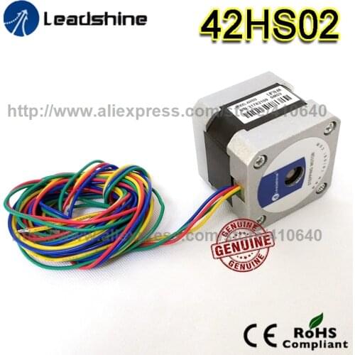 Free Shipping GENUINE Leadshine stepper motor 42HS02 High Performance 2 Phase NEMA 17 with 31.2 OZ-IN Torque 0.22 N.m