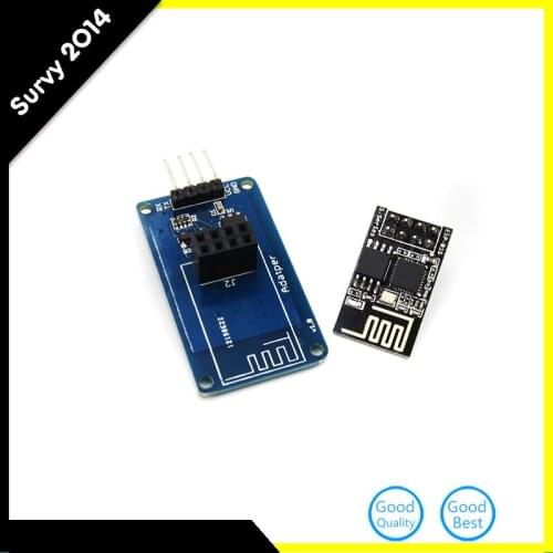 ESP8266 ESP-01 Serial Port WIFI Transceiver Wireless Module + Adapter Module For DIY kit