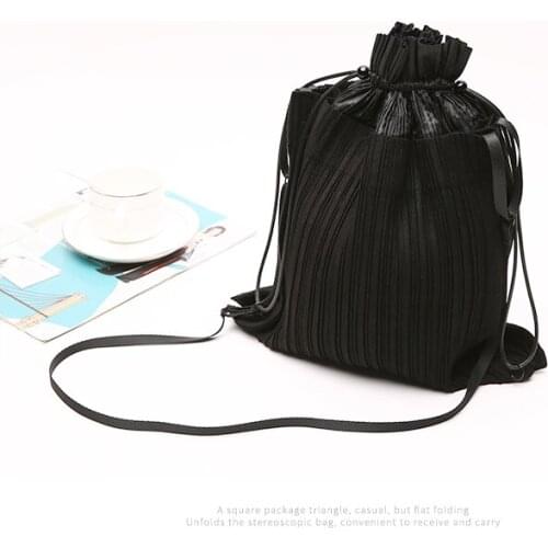 Miyake new shoulder bag personalized fashion mini bag bundle port portable handbag