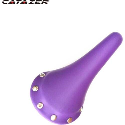 Classic Yellow Blue Rivet Fixed Gear Bicycle Cycling Seat Speed Bike Saddle Soft Bicycle Bike Saddle Cushion Bike Saddle