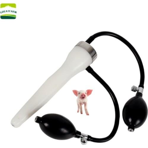 Pig Artificial Insemination Kit Double Boost Guta Inseminacion Artificial Veterinary Equipment SOW Insemination Semen 2021 NEW