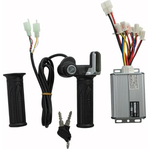 A5KC Electric Scooter Bicycle e-Bike Brushed Speed Motor and Controller Throttle Grip Accelerator Pedal Set