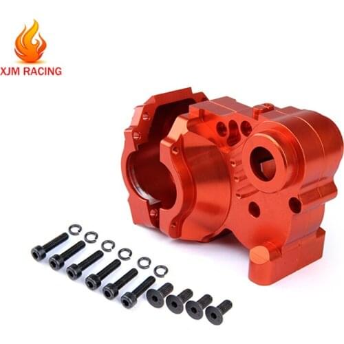 CNC alloy metal Three Sections of fission diff gear box set fit HPI KM ROVAN Baja 5B 5T 5SC king motor truck free shipping