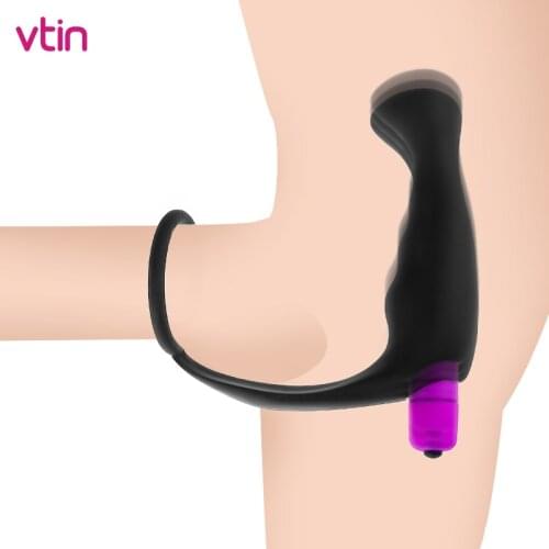 Semen Lock Penis Ring Delay Ejaculation Time Cock Rings With Vibrating Adult Toys Erotic Anal Sex Toys For Men / Faggotry