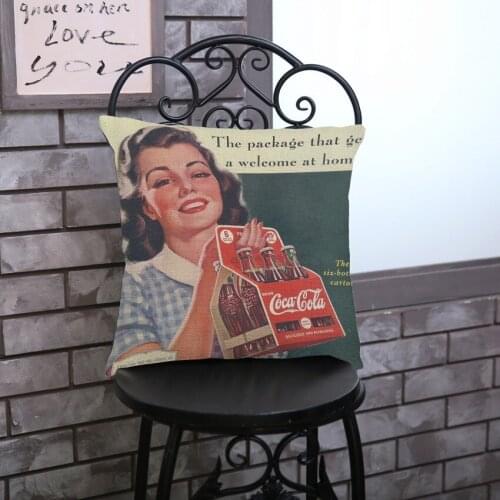 POP Art Cartoon Painting Cushion Cover Lady Girl OMG Print Chair Sitting Sofa Bed Throw Pillow Cover 45*45cm Cotton Linen Case