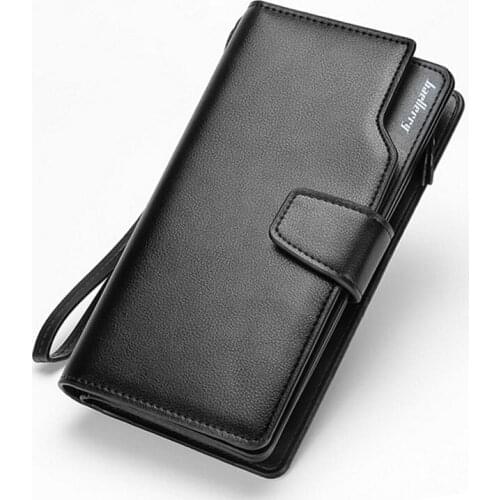 New sales top quality leather long wallet men pruse male clutch zipper around wallets men women money bag pocket mltifunction