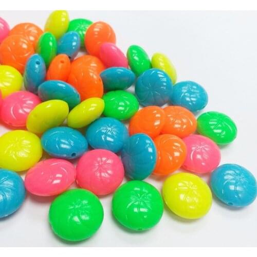 Wholesale 100PCS bulk round shape multi color colorful Charms Loose MC106 16mm Pony Beads for girl school science home crafts