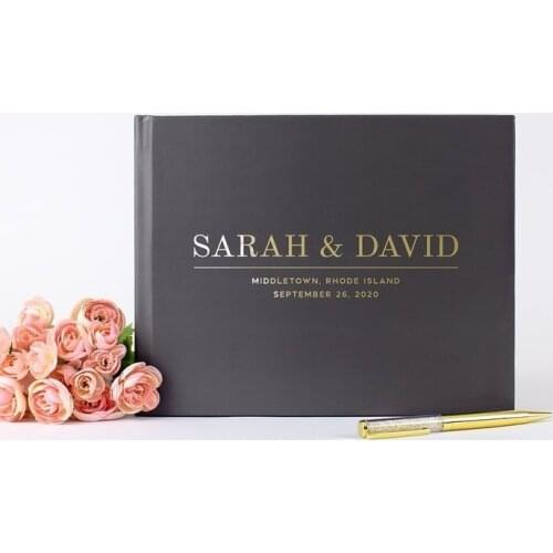 Personalized wedding Guestbook, customize wedding guest book journals instant photo albums Rustic Unique Elegant Book Ideas