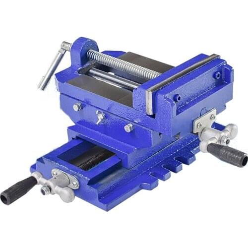 Cross Flat Nose Pliers Bench Drill Two-way Moving Precision Vise Fixture Tool Heavy Cast Iron Flat Vise CH