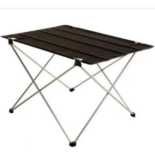 Portable aluminum alloy Roll Portable folding table camping outdoor Folding Camping very very light 2021