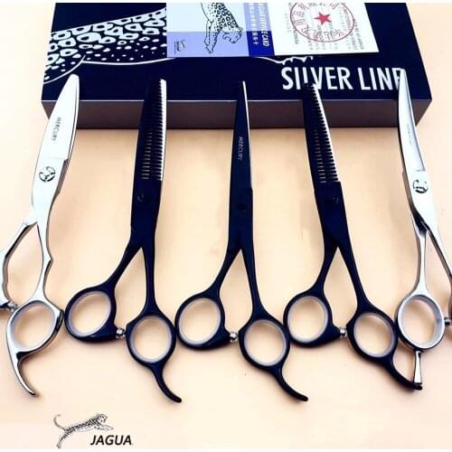 Professional Hairdressing Scissors 440c Steel Hair Barber Scissors Set Scissors Hair Scissors High Quality Salon 6 Inch Makas