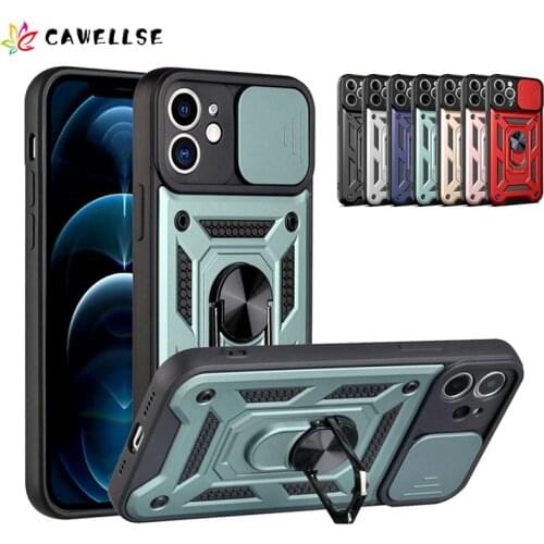 Slide Armor Shockproof Phone Case for Motorola G9 E7 Plus G Play Power 2021 MOTO G60 G30 G20 G10 G100 Soft TPU Back Cover Bumper
