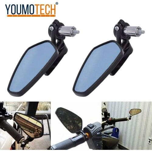 Handlebar grips Rearview Side Mirror Motorcycle Mirror For Yamaha MT09 MT07 MT 09 07 XJ6 FJR XJR 1300 Racer fazer XT 600 TDM 900