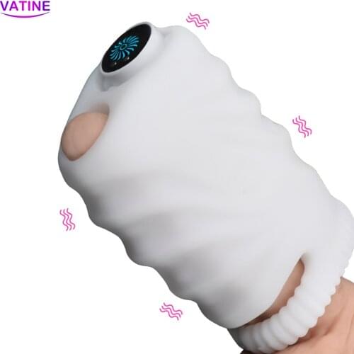 Silicone Penis Pump Enlargement Vibrators Sex Toys For Men Cock Massager Male Masturbator Erotic Machine Vagina Real Pussy Shop
