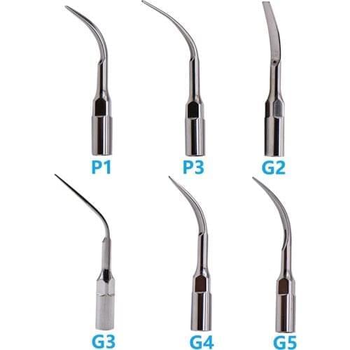 Dental Ultrasonic Scaler Tips for EMS Woodpecker Machines Replacement Tip Teeth Cleaning Blade Tips Teeth Stains Remover Tips G1