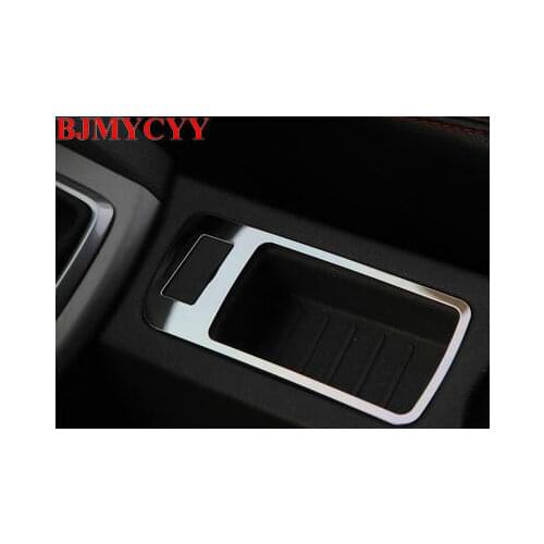 BJMYCYY the Usb panel decoration chromium styling for ford focus mk2 2.5 2006-2011