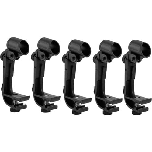 New 6 Pcs Microphone Clip Drum Clip Shockproof Microphone Clip Microphone Stand Shockproof Musical Instrument Accessories