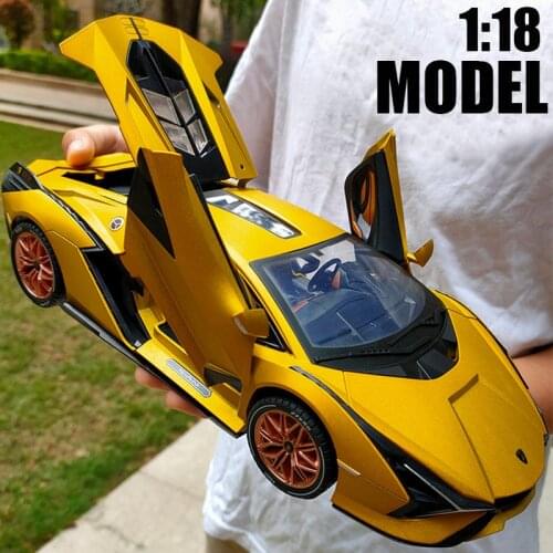 1:18 SIAN FKP37 Car Model Alloy Car Die Cast Toy Car Model Pull Back Childrens Toy Collectibles Birthday Gift Free Shipping