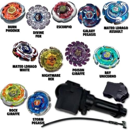 1pcs Spinning Top Metal Fusion 4D Set NEMESIS X:D+Launcher Kids Game Toys Children Christmas Gift BB122