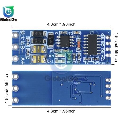 10pcs/Lot TTL turn RS485 module 485 to Serial Level mutual conversion hardware automatic flow control