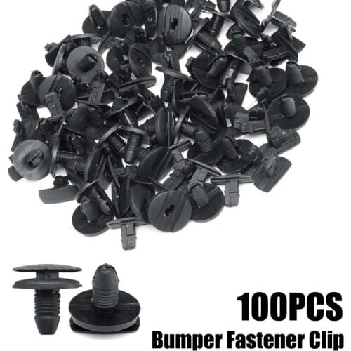 100Pcs Car Auto Interior Clip Fastener Push Type Rivet Retainer Bumper Fender Fixed Clamp For Citroen/Peugeot For Picasso Sega