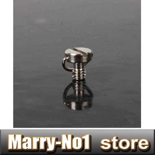 2pcs Hot Captive 1/4" D-Ring Screw For Camera Tripod Monopod Quick Release Plate Free Shipping