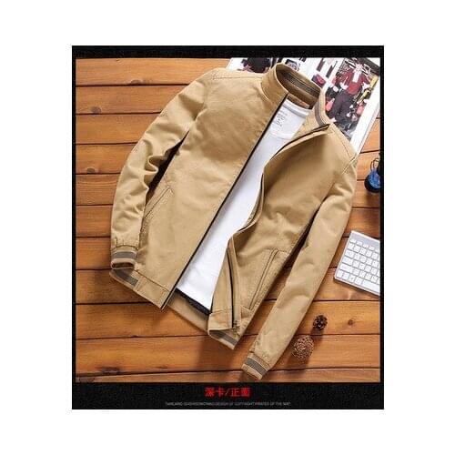 2020 Hot Spring Autumn Mens Bomber Jackets Casual Male Outwear Windbreaker Stand Collar Baseball Slim Coats New