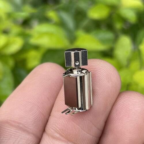 610 needle type vibration motor DC 1.5V 3V 3.7V cylindrical coreless vibration motor for electric toothbrush facial massager