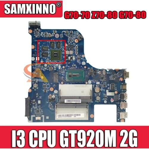 Akemy AILG1 NM-A331 Motherboard For Lenovo G70-70 Z70-80 G70-80 Laptop Motherboard CPU I3 5010U GT920M 2G 100% Test
