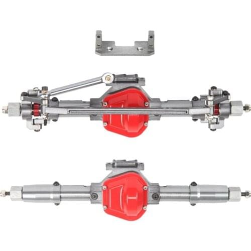 RC Car CNC Metal Front & Rear Axle Complete Set for 1/10 RC Rock Crawler Car D90 Redcat Gen 7 Upgrade Parts