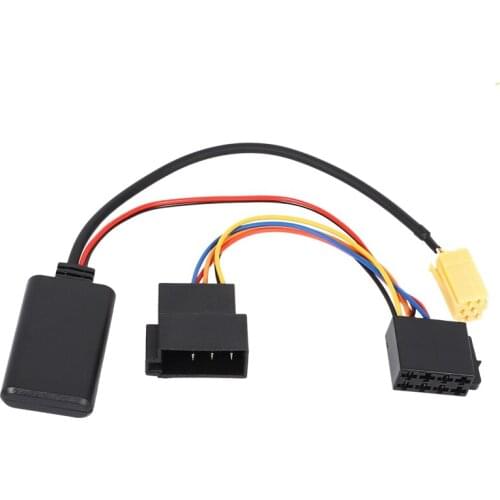 Car Bluetooth AUX Cable Adapter for Fiat Grande Punto Alfa Romeo Stereo MINI 6Pin Bluetooth Module Adapter