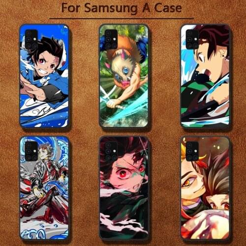 Anime Demon Slayer Kimetsu No Yaiba Phone Case for Samsung A91 01 10S 11 20 21 31 40 50 70 71 80 A2 CORE A10