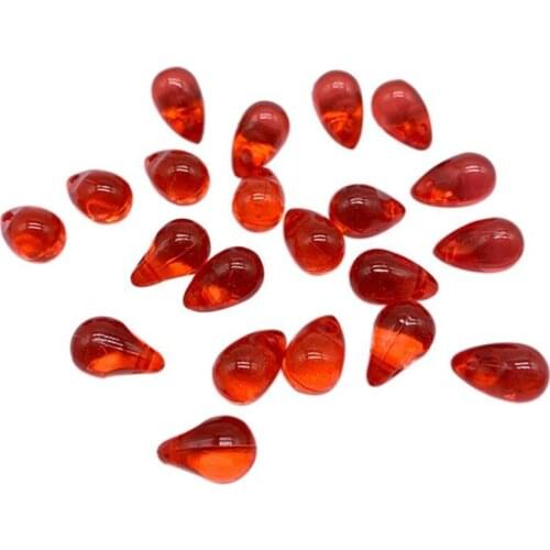 Colorful/White clear Acrylic Smoothy Teardrop Loose Beads For Necklace/Bracelet/Headdress Jewelery Making 9x13mm y1505