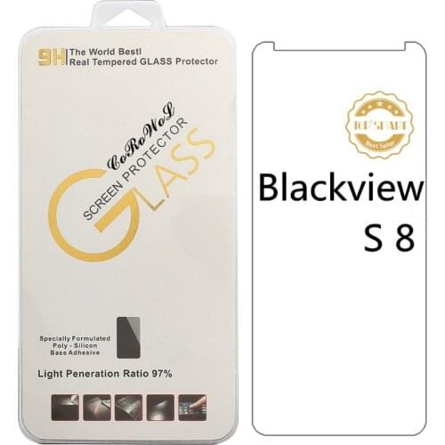 For blackview S8 / E7 /R6 /P2 Lite Tempered Glass 9H 2.5D high quality For blackview smartphone Protector Film