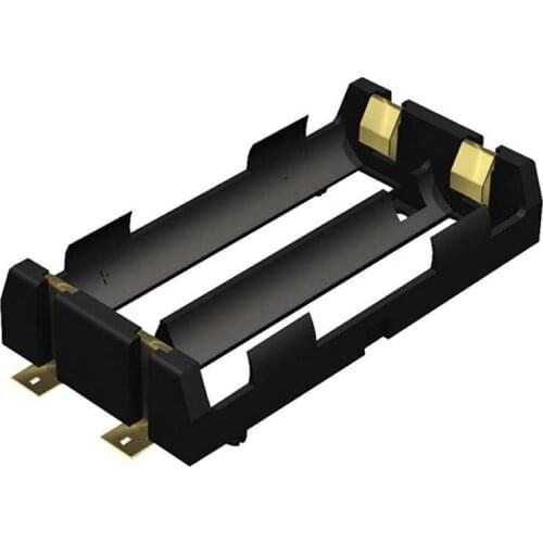 1x 2x 18650 Series Batteries Holder Box Storage Case Container With Bronze Pins Drop Ship