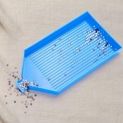 Painting Tray Large Capacity Big Drill Plate PP DIY Diamond Painting Tray for Bead Sorting