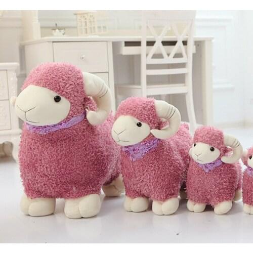 Cute Sheep Doll Toys Soft Little Fat Sheep Stuffed & Plush Animals Funny Doll Simulation Lamb for Kids Children Girlfriend Gifts