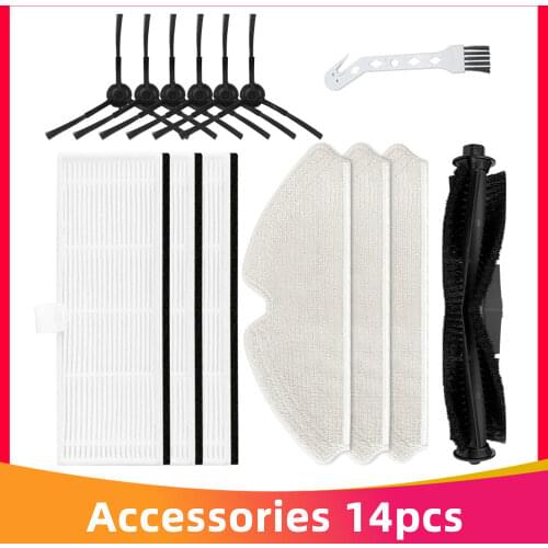 Roller Brush Hepa Filter Mop Cloth Replacement Kit for Uoni V980 Plus Vacuum Cleaner Spare Parts