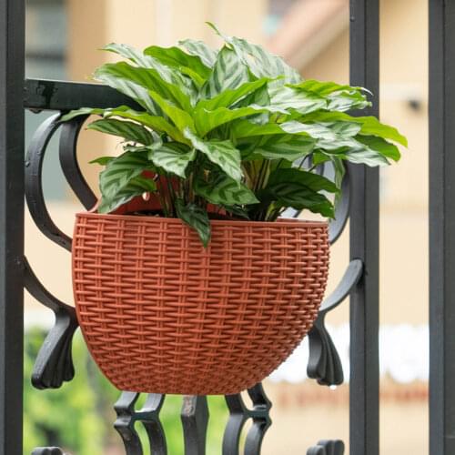 Wall Hanging Planter Pot Detachable Hook Flower Pot Home Decoration