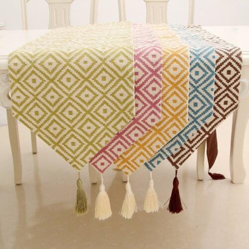 Table north US european style table runner wholesale embroider table runner for wedding hotel dinner party