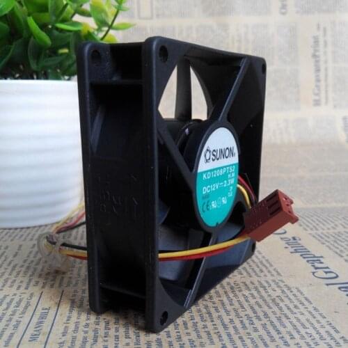Original for SUNON KD2408PTS1-6A 8cm 8025 DC 24V 3.4W 3-wire Inverter Cooling Fan