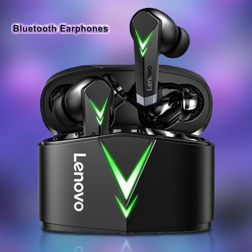 Lenovo LP6 True Wireless Earbuds TWS Gaming Bluetooth-compatible Earphone Low Latency Wireless Headset with Mic 3D Stereo Bass