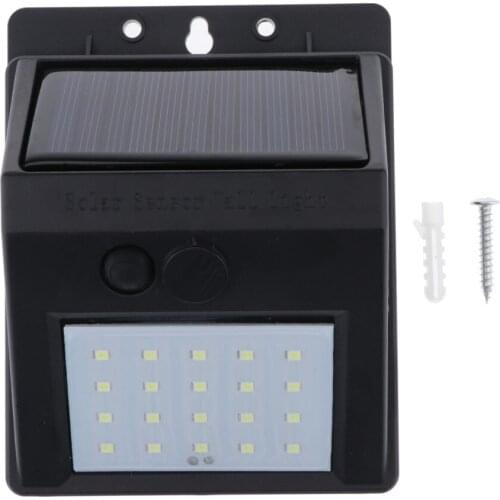 Solar Lights Outdoor Waterproof Solar Wall Lamp for Garden Pathway