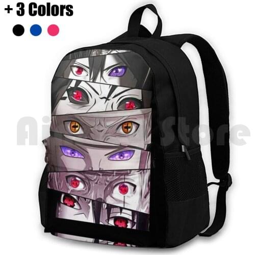 The Visual Powers Outdoor Hiking Backpack Waterproof Camping Travel Anime Manga Japan Cute Funny Japanese Kawaii Aesthetic Food
