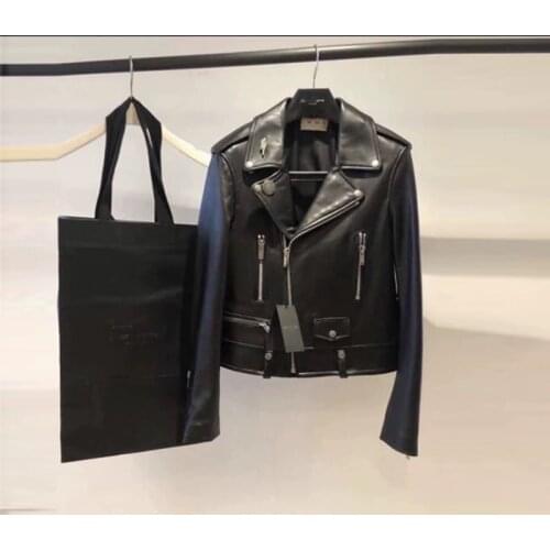 Woman Coats 100% Genuine Leather 2020 Fashion Natural Sheepskin Leather Coat Female Jackets Soft And High Quality H77