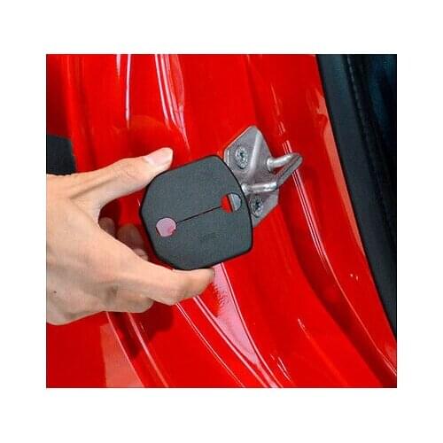 Door Lock Protector Cover buckle decoration 4pcs For Ford Kuga Escape 2013-2017