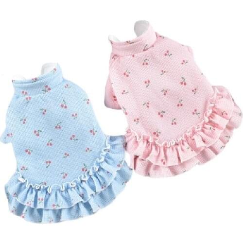 Winter Cat Dog Dress Puppy Small Dog Costume Pet Clothes Garment Outfit Yorkies Pomeranian Poodle Bichon Dog Clothing Coat